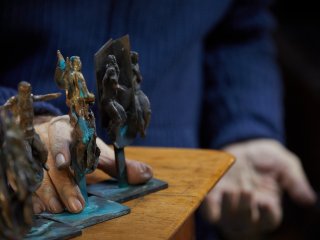 скульптор Георгий Франгулян, фото Елена Либрик "Научная Россия"