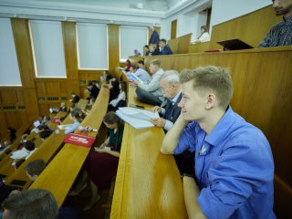 22-я Ломоносовская конференция по физике элементарных частиц открылась в МГУ. Фото: Елена Либрик / «Научная Россия»