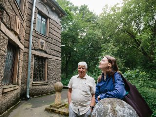 В музее П.Л. Капицы в ИФП РАН. Фото: Ольга Мерзлякова / «Научная Россия»