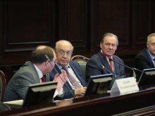 Торжественное открытие конференции «Безопасность человека как глобальный вызов современности: перспективы применения медицинских газов и газовых смесей». Фото: Ольга Мерзлякова / «Научная Россия»