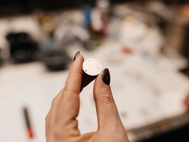 Образец обработанной стали. Источник фото: пресс-служба ТПУ