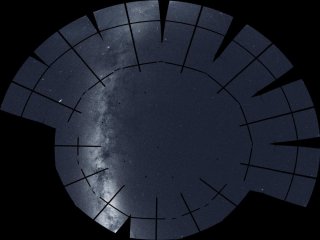 Астрономы составили панораму неба северного полушария из снимков телескопа TESS