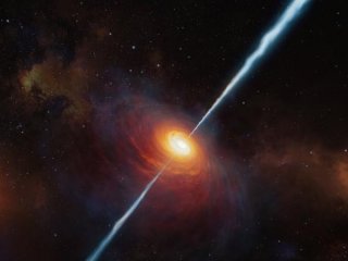 Обнаружен самый далекий квазар с мощными радиоструями