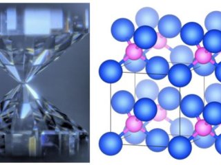 Алмазная наковальня измельчила железо и гелий в условиях, имитирующих те, что существуют внутри Земли, и создала новое соединение, которое оставалось стабильными при пониженном давлении. Фото: ©2025 Hirose et al. CC-BY-ND