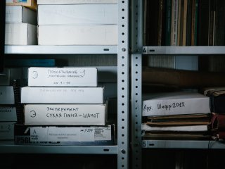 В Институте археологии РАН. Фото: Ольга Мерзлякова / «Научная Россия»