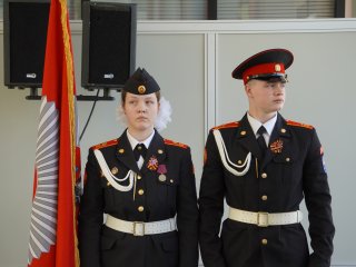 Выставка детских рисунков о войне и Победе открылась во Дворце пионеров. Фото: Никита Ланской / Научная Россия