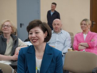 Пресс-завтрак по теме «Реабилитация детей с ДЦП и другими нарушениями опорно-двигательной системы» прошел 21 мая в учебном корпусе Российского нового университета на Авиамоторной. Фото: Анастасия Жукова / «Научная Россия»