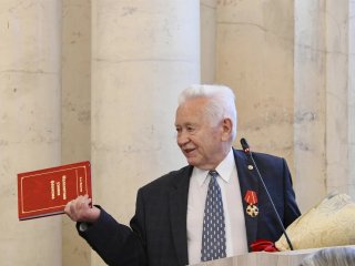 Заседание Президиума в память об академике Гурии Ивановиче Марчуке состоялось в РАН. Источник фото: Российская академия наук