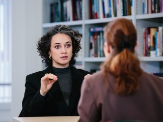 Медицина на орбите. Интервью с младшим научным сотрудником ИМБП РАН Викторией Кириченко. Фото: Ольга Мерзлякова / «Научная Россия»