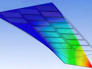Схема математического моделирования процесса управления крылом летательного аппарата. Источник фото: пресс-служба ПНИПУ