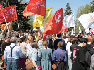 В МГУ почтили память защитников Отечества. Фото: Ольга Мерзлякова / Научная Россия