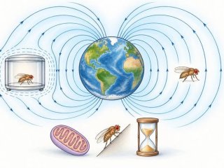 Плодовые мушки в магнитном поле Земли (реплика). Фото: University of Nottingham / Lisa Chakrabarti and Jacob Reed
