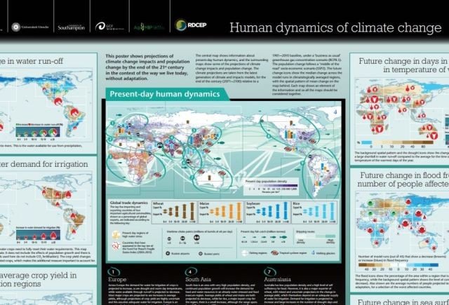 Карта климатических изменений прогнозирует будущее человечества