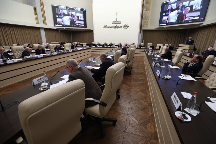 Первое заседание Президиума РАН в 2021 году.Фото: Николай Малахин / Научная Россия