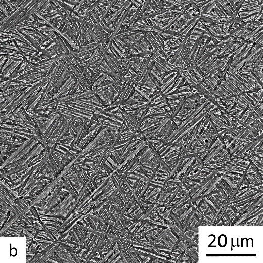 Изображение внутрикристаллической микроструктуры образцов, полученных послойной наплавкой в 3 слоя с использованием проволоки с UFG-структурой