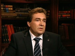 Евгений Ачкасов. Фото: стоп-кадр выпуска программы «Очевидное — невероятное» от 3 марта 2012 г. («Медицина: наука и практика») 