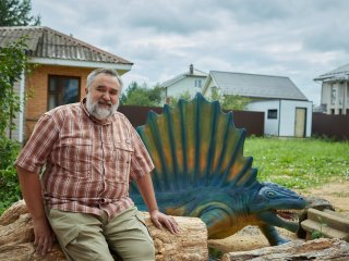 Директор Музея истории мироздания Сергей Петухов. Фото: Елена Либрик / «Научная Россия»