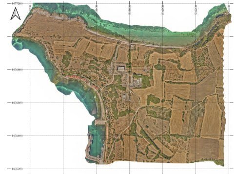 Ортофотографическая карта Париона (Ancient Civilizations from Scythia to Siberia). © Идиль Малгиль