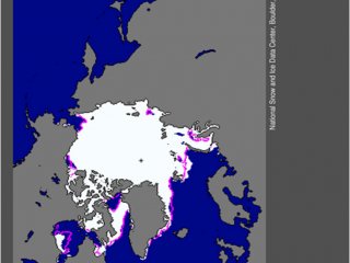 The Arctic Sea Ice Extent July 1979 (max)
