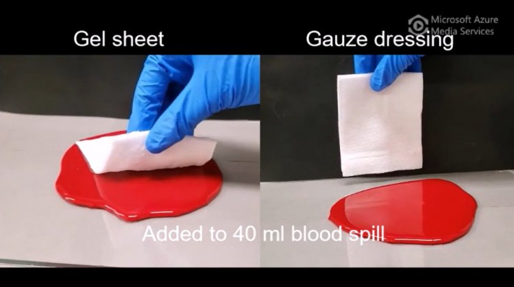 Новый «гелевый лист» впитывает в три раза больше жидкости, чем бумажное полотенце