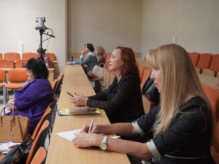 Международная конференция по актуальным проблемам преподавания иностранного языка экономики и бизнеса прошла в МГУ 16 октября. Фото: Анастасия Жукова / «Научная Россия»