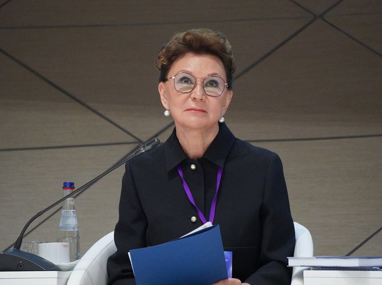 Директор Института законодательства и сравнительного правоведения при Правительстве РФ, заместитель президента РАН, доктор юридических наук, академик Талия Ярулловна Хабриева. Фото: Анастасия Жукова / «Научная Россия»