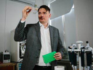 Ответственный исполнитель проекта «Бион» Владислав Седлецкий. Фото: Ольга Мерзлякова / «Научная Россия»