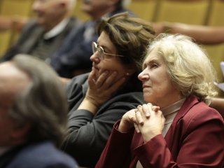 Академику Фортову — 80 лет! В ОИВТ РАН открылась мемориальная доска в память о великом ученом. Фото: Ольга Мерзлякова / Научная Россия