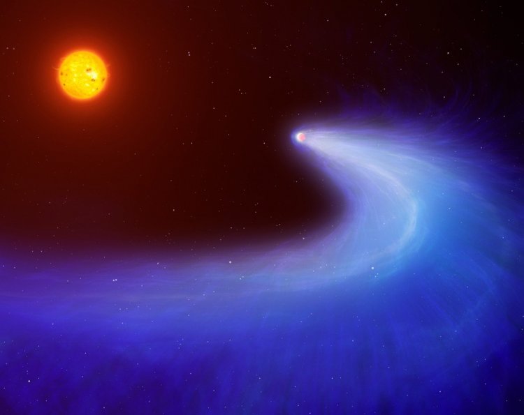 Астрономы обнаружили уникальную планету — с хвостом как у кометы