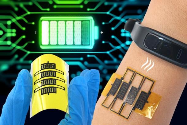 Новые эластичные «батареи» заряжают носимые устройства от дыхания пользователя