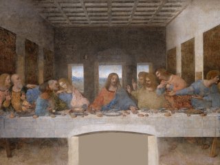 Леонардо да Винчи. Тайная вечеря (1495—1498). Источник фото: https://en.wikipedia.org