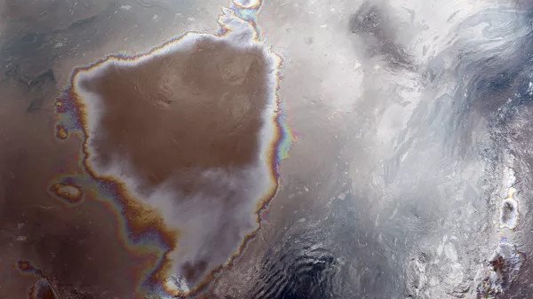 Разлив нефти. © РИА Новости / Константин Чалабов