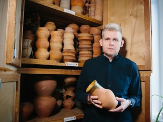 Запись лекции с кандидатом исторических наук Е.В. Сухановым. Фото: Ольга Мерзлякова / «Научная Россия»