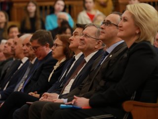 «Умов талантливых обитель»: в МГУ состоялось торжественное заседание ко Дню основания университета. Фото: Елена Либрик / «Научная Россия»