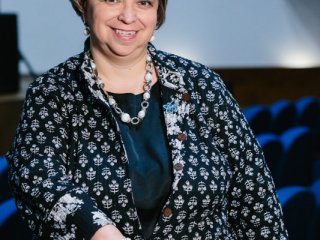 Лекция академика Юлии Горбуновой о металлоорганических каркасах. Фото: Ольга Мерзлякова / Научная Россия