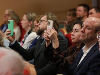 Всероссийская конференция «Безопасность человека как глобальный вызов современности: перспективы применения медицинских газов и газовых смесей». Фото: Елена Либрик / «Научная Россия»