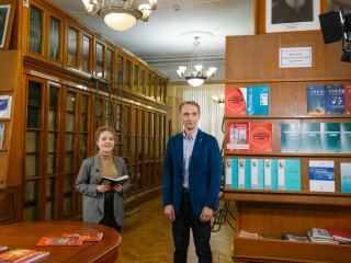 Запись беседы с В.П. Ананиковым для портала «Научная Россия». Фото: Ольга Мерзлякова / «Научная Россия»