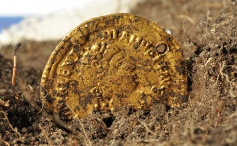 Римская монета в Швеции