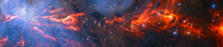 Телескоп ALMA показал сеть галактических нитей в туманности Ориона