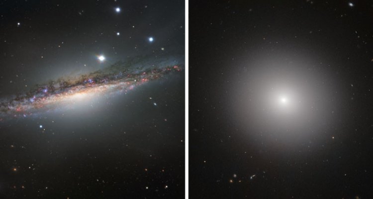 Форма галактики зависит от возраста ее звезд