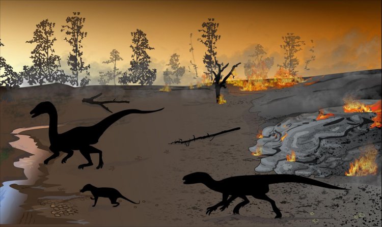 Некоторые динозавры выжили после извержений вулкана на юге Африки