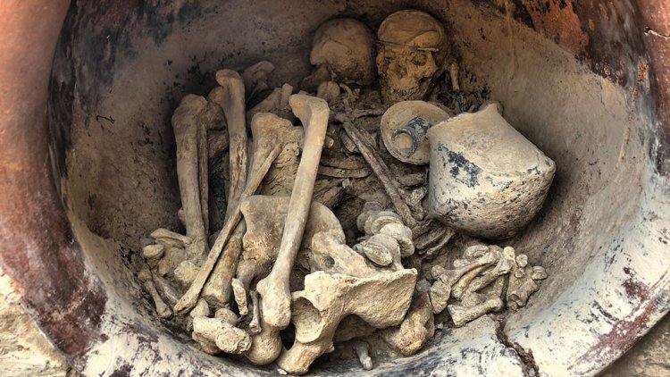 Богатства в могиле бронзового века позволяют предположить, что в ней находится королева