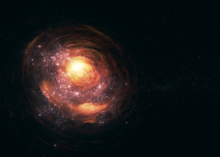 Квазар, или квазизвездный радиоисточник ─ это один из типов активных ядер галактик. Квазары также одни из ярчайших объектов во всей Вселенной, и, по сути, они не что иное, как сверхмассивные черные дыры в центрах галактик, взаимодействующие с окружающим их газом. По своей яркости квазары могут затмевать даже целые галактики. Первый квазар был открыт в 1963 году. Иллюстрация: фотобанк 123RF.