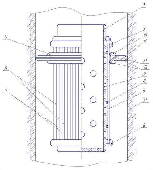 Скважинный щелевой фильтр с подвижным устройством для очистки