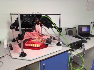 Экспериментальная установка для исследования фотосинтетического ответа растений. Источник Любовь Юдина