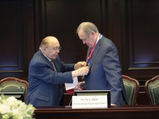 Торжественное открытие конференции «Безопасность человека как глобальный вызов современности: перспективы применения медицинских газов и газовых смесей». Фото: Ольга Мерзлякова / «Научная Россия»