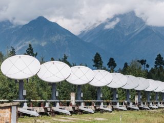 Сибирский радиогелиограф. Фото: Евгений Козырев / предоставлено пресс-службой ИСЗФ СО РАН