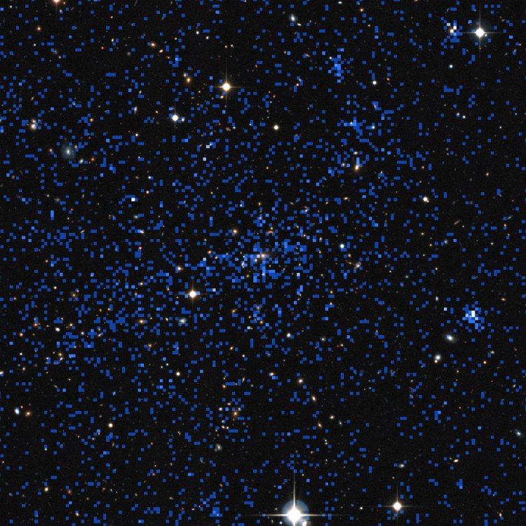 ESO ищет новые скопления галактик