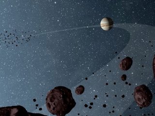 Астероид-скиталец, найденный на орбите Юпитера, может быть гостем из другой планетарной системы
