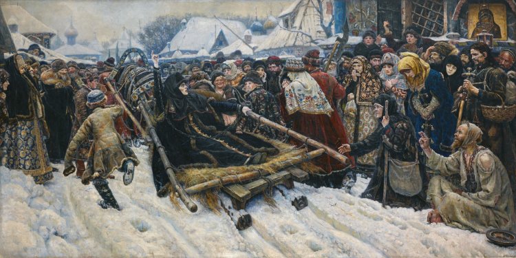 Василий Суриков. Боярыня Морозова. 1887 г.